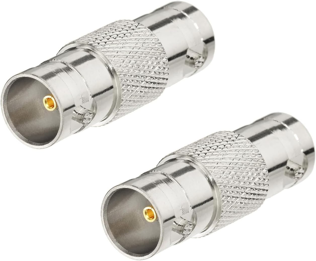 Eightwood BNC Adapter Set - Buchse auf Buchse und Stecker 75 Ohm SDI Verbinder für HD-SDI/3G-SDI/4K/8K SDI Video Kamera Monitor Kabel (2 Stück)