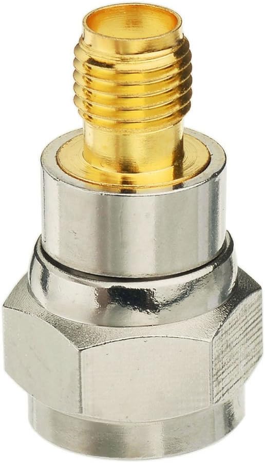 Eightwood DAB+ WLAN Antenne Adapter F Stecker auf SMA Buchse 2 Stücke für TV Sticker DAB Antenne MEHRWEG