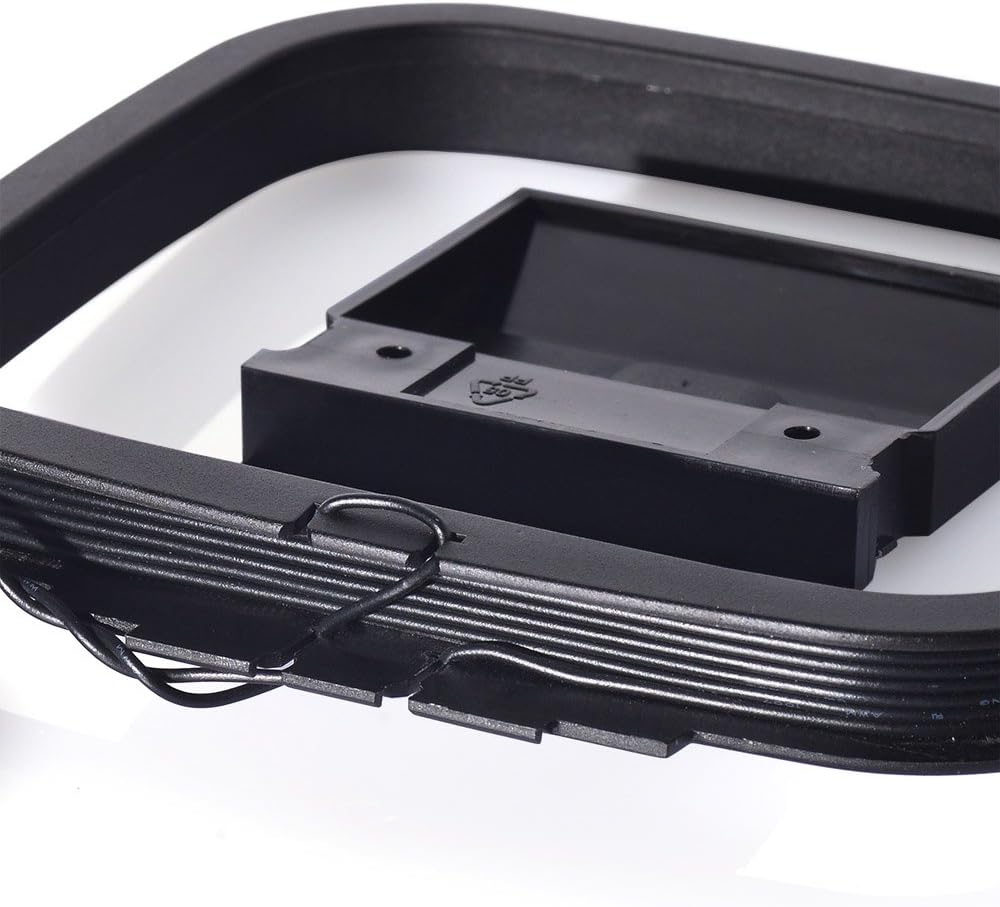 Eightwood AM Loop Antenne Zimmerantenne 3 Pin-Antenne für Sony HiFi-Serie Sharp Stereo AV Receiver Tuner Audio System MEHRWEG