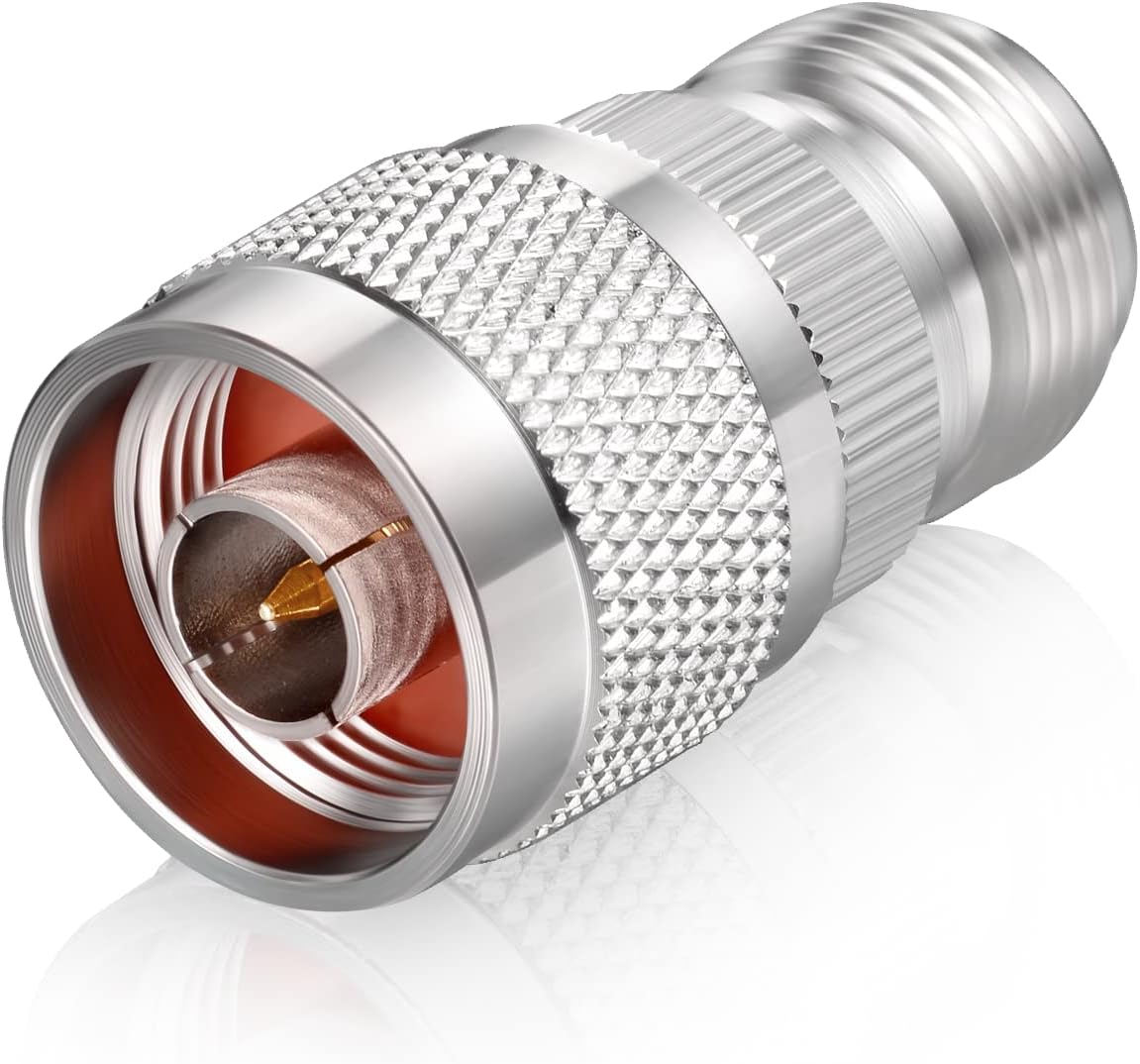 Eightwood Adapter N auf N Koaxialstecker Kit RF Stecker 3St