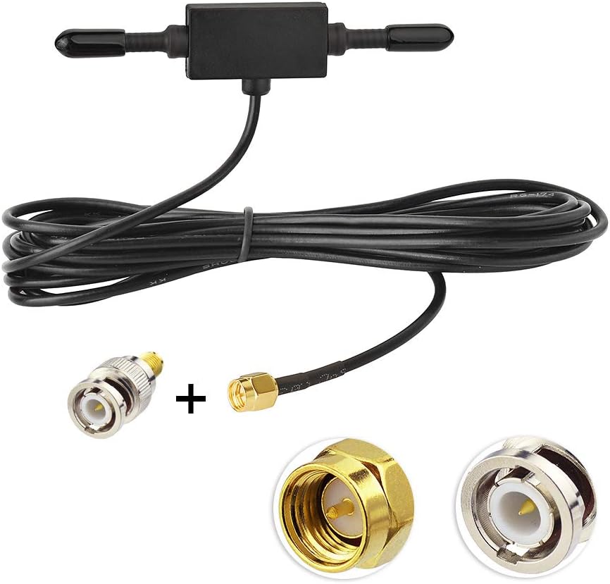 Eightwood 4G LTE Antenne 3dBi SMA Adapter Antenne Glashalterung 3m RG174 Kabel für 3G 4G LTE Router WLAN DTV Mobiler Hotspot Huawei TP-Link 2G 3G 4G / GSM/UMTS/CDMA/GPRS WiFi Bluetooth