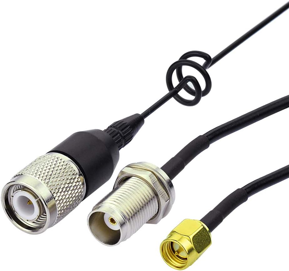 Eightwood 4G Antenne WLAN Antenne SMA Adapter Magnetische 5dbi Omnidirektionale RG174 3M Verlängerungs Kabel für 2G 3G 4G Router LTE GSM WLAN Bluetooth HSDPA WiFi Drahtlose MEHRWEG