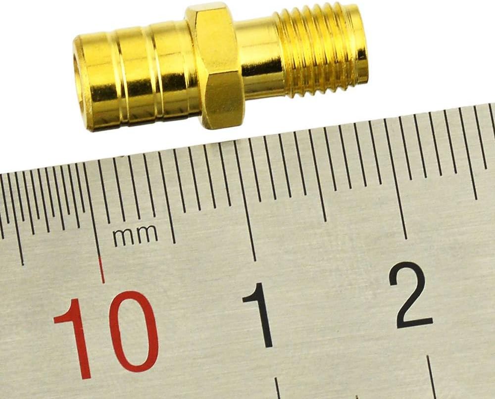 Eightwood DAB Antenne Adapter SMA Buchse auf SMB Stecker Adapter 2 St Kompatibel für DAB Autoantenne DAB Antenne AM/FM Radio Pionier Clarion Alpine CB Radio MEHRWEG