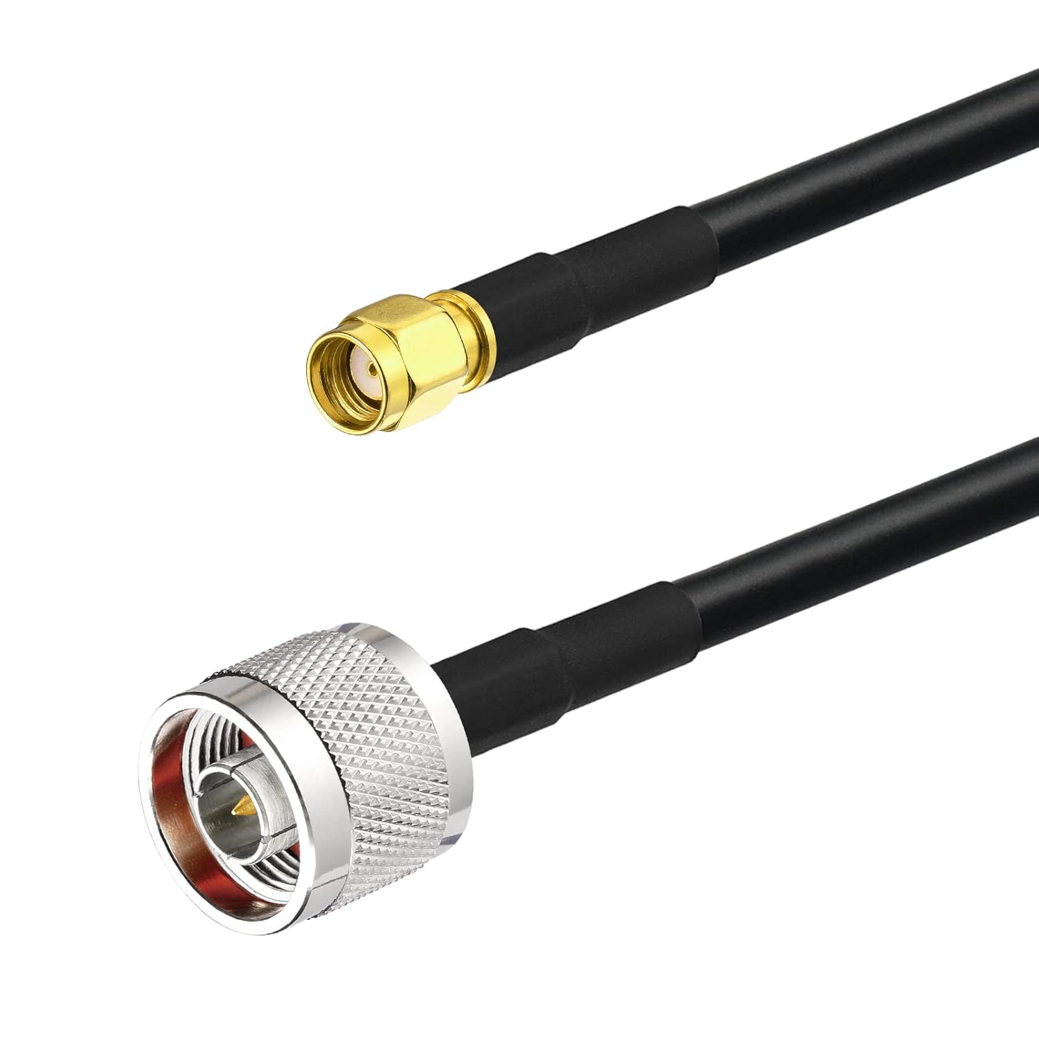 Eightwood N Male to RP-SMA Male KSR240 Low Loss Cable 3 feet for Outdoor Yagi WiFi Antenna WiFi Router Helium Hotspot Miner LoraWan Antenna