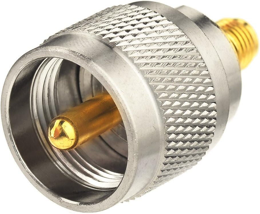 Eightwood Walkie Talkie Handheld Radio SMA Female auf UHF Male Pl Stecker Antenne Adapter 2 Stücke für Ham Radio Baofeng Wouxun Icom Yaesu CB Funk MEHRWEG