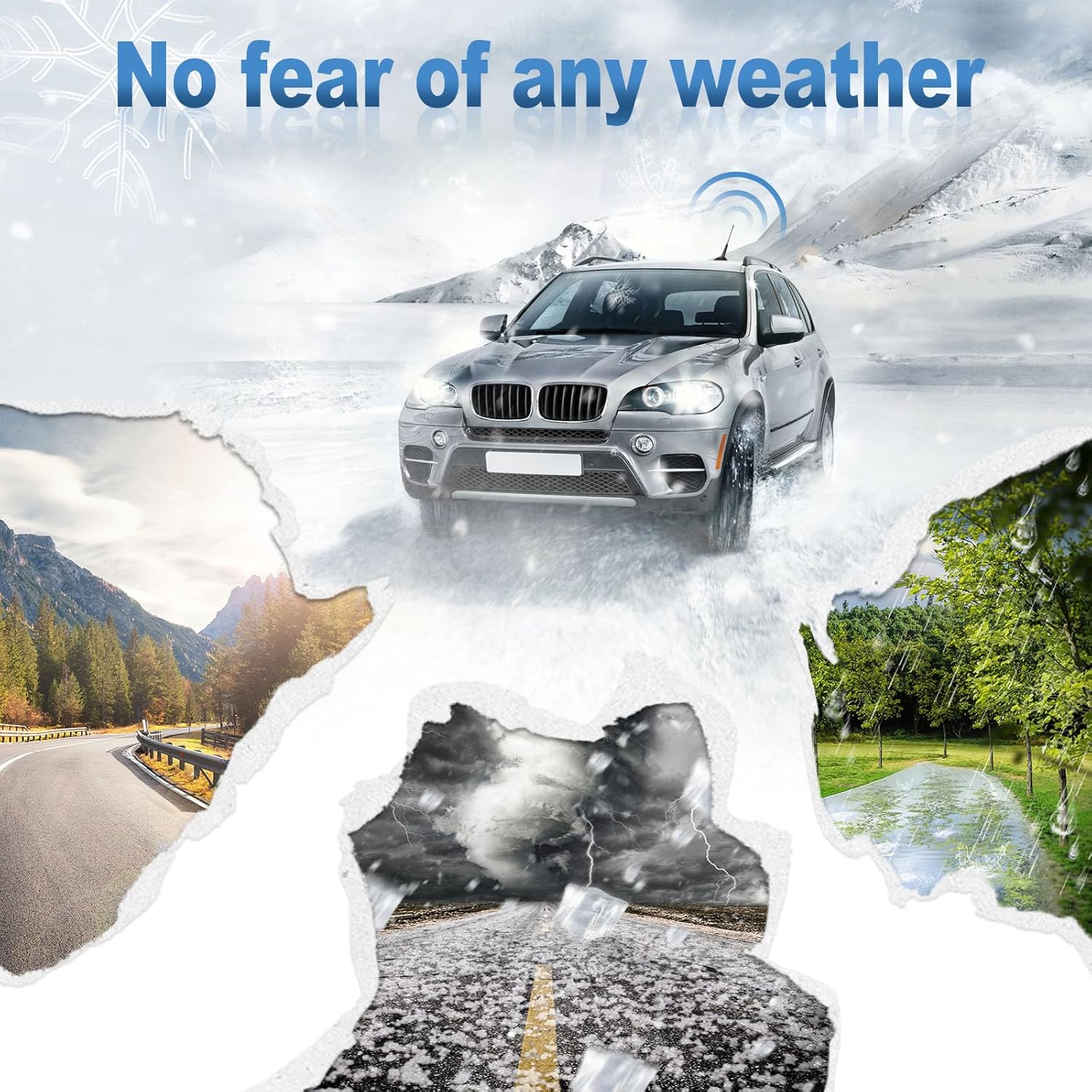 Eightwood Autoantenne Auto Dachantenne Kurz Autoradio Antenne 27.5CM Universal Car Roof Antenna mit FM/AM Reception