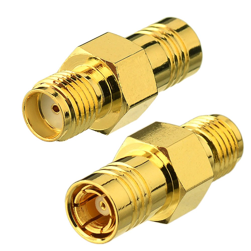 Eightwood DAB Antenne Adapter SMA Buchse auf SMB Stecker Adapter 2 St Kompatibel für DAB Autoantenne DAB Antenne AM/FM Radio Pionier Clarion Alpine CB Radio MEHRWEG
