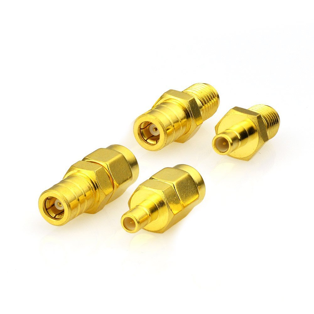 Eightwood DAB+ Antenne SMA Adapter SMB Stecker Kit 4 Typ für Car Satellite Sirius XM DAB Radio Antenna Aerial Pigtail Kabel MEHRWEG