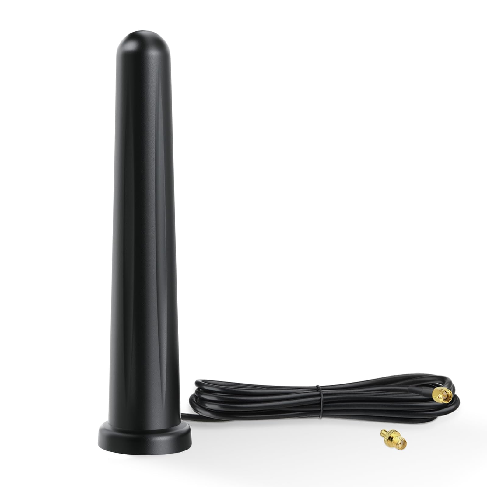Eightwood 4G LTE Antenne SMA 6dBi Magnet Antenne Omnidirektional Antenna mit TS9 Adapter + 3M Antennenkabel für Wildkamera 4G LTE Router Modem Kamera GSM Hotspot usw