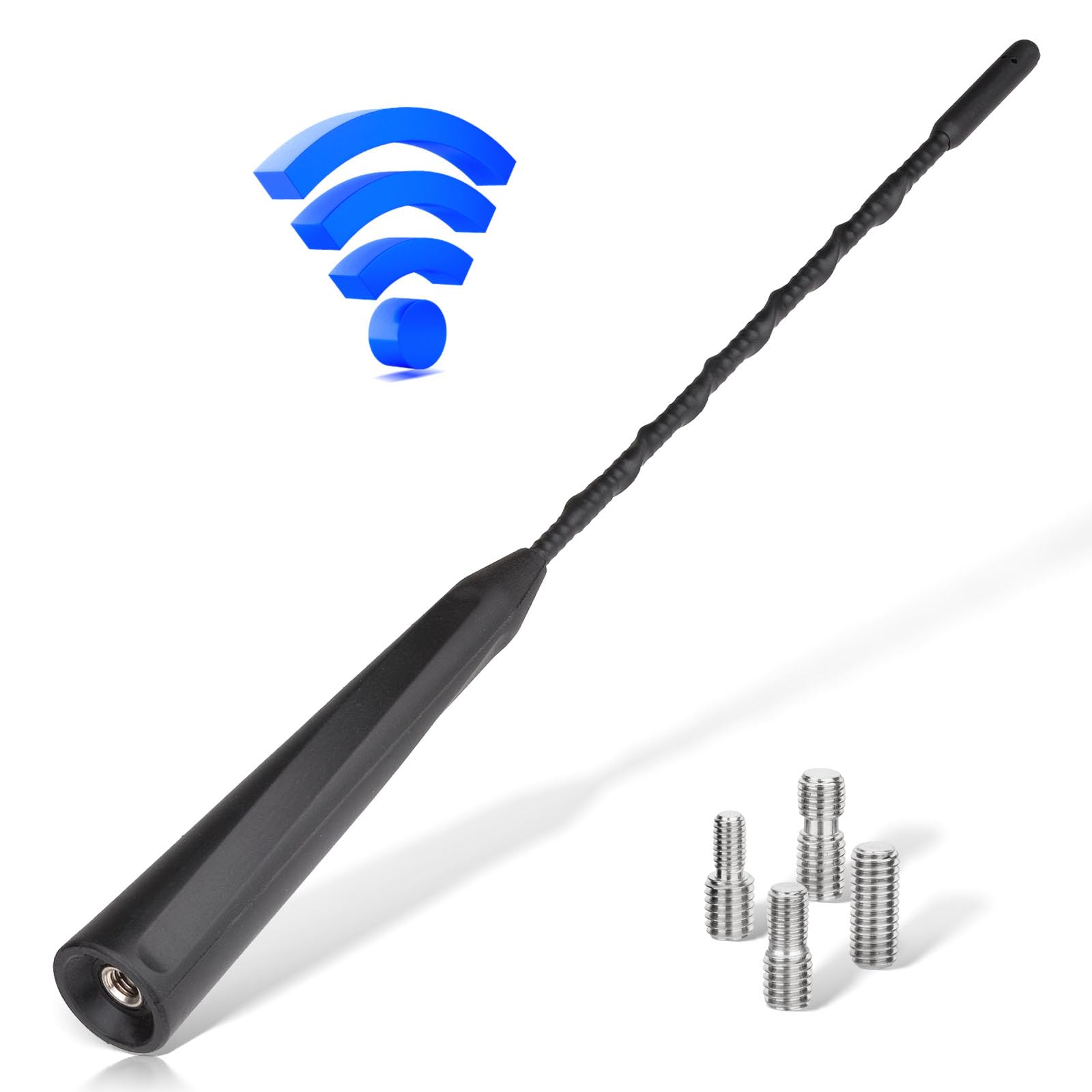 Eightwood Autoantenne Auto Dachantenne Kurz Autoradio Antenne 27.5CM Universal Car Roof Antenna mit FM/AM Reception