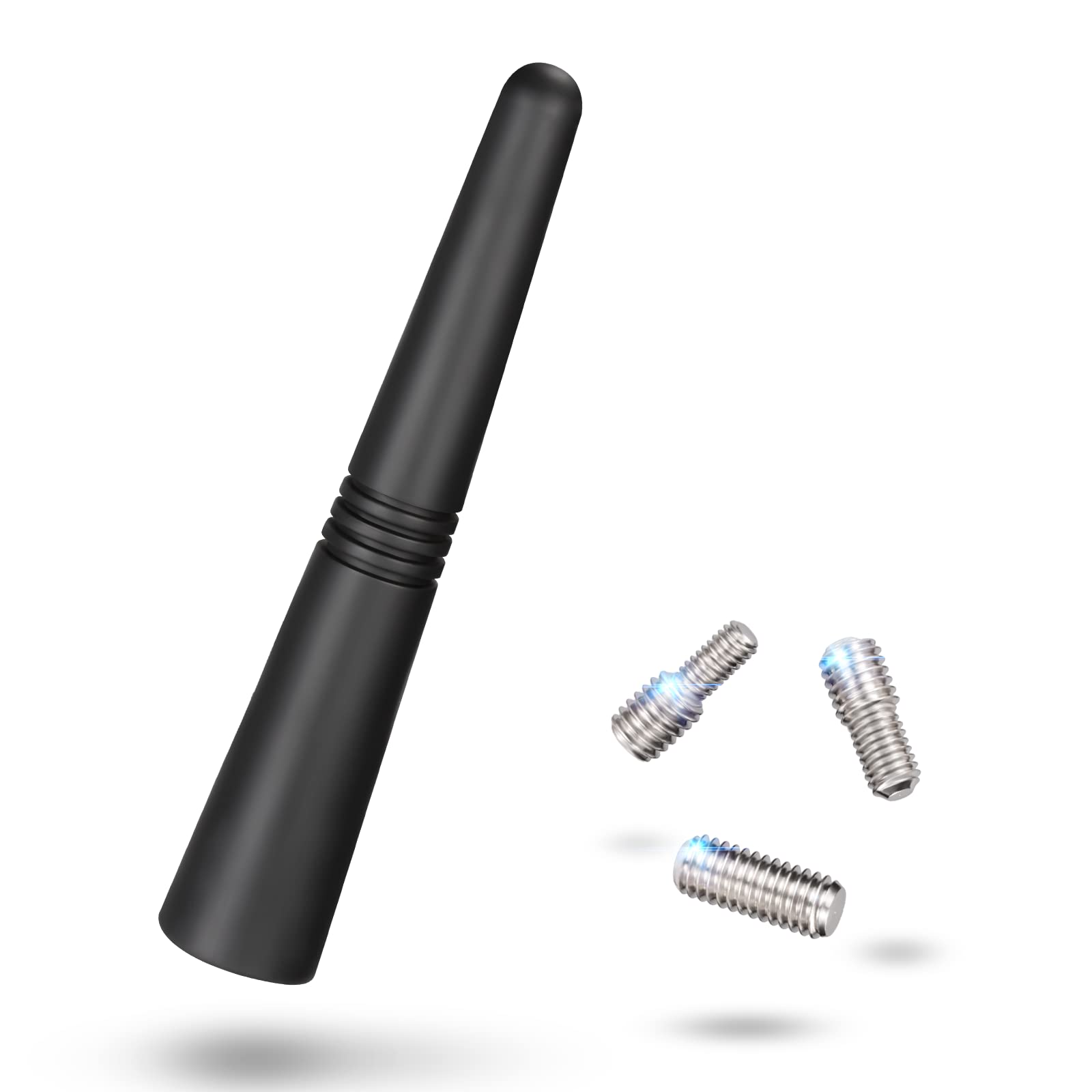 Eightwood Autoantenne FM DAB Antenne Auto 9.2cm Dachantenne Auto Mini Autoradio Antenne kurz mit starker FM/AM/DAB Empfangsfunktion