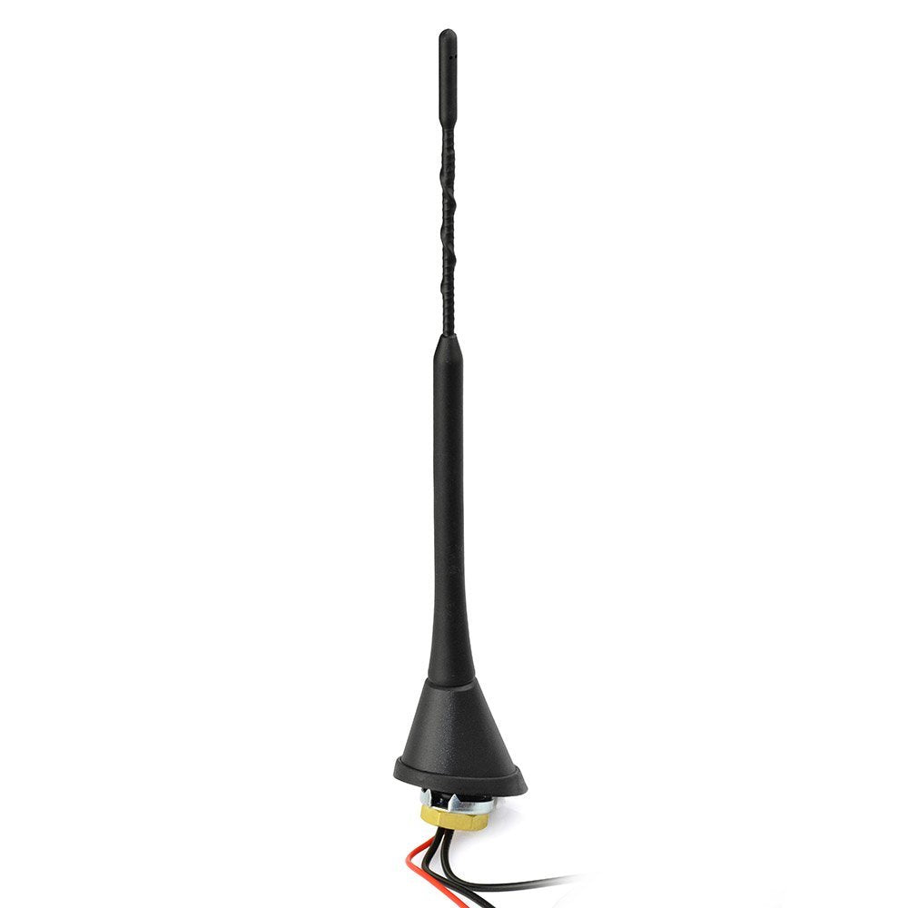 Eightwood DAB Antenne Autoantenne Splitter Verstärker SMB auf DIN-Anschluss Universal Dach DAB Antenne 5M 16.4ft Kabel für FM Radio DAB Autoradio Pioneer Alpine MEHRWEG