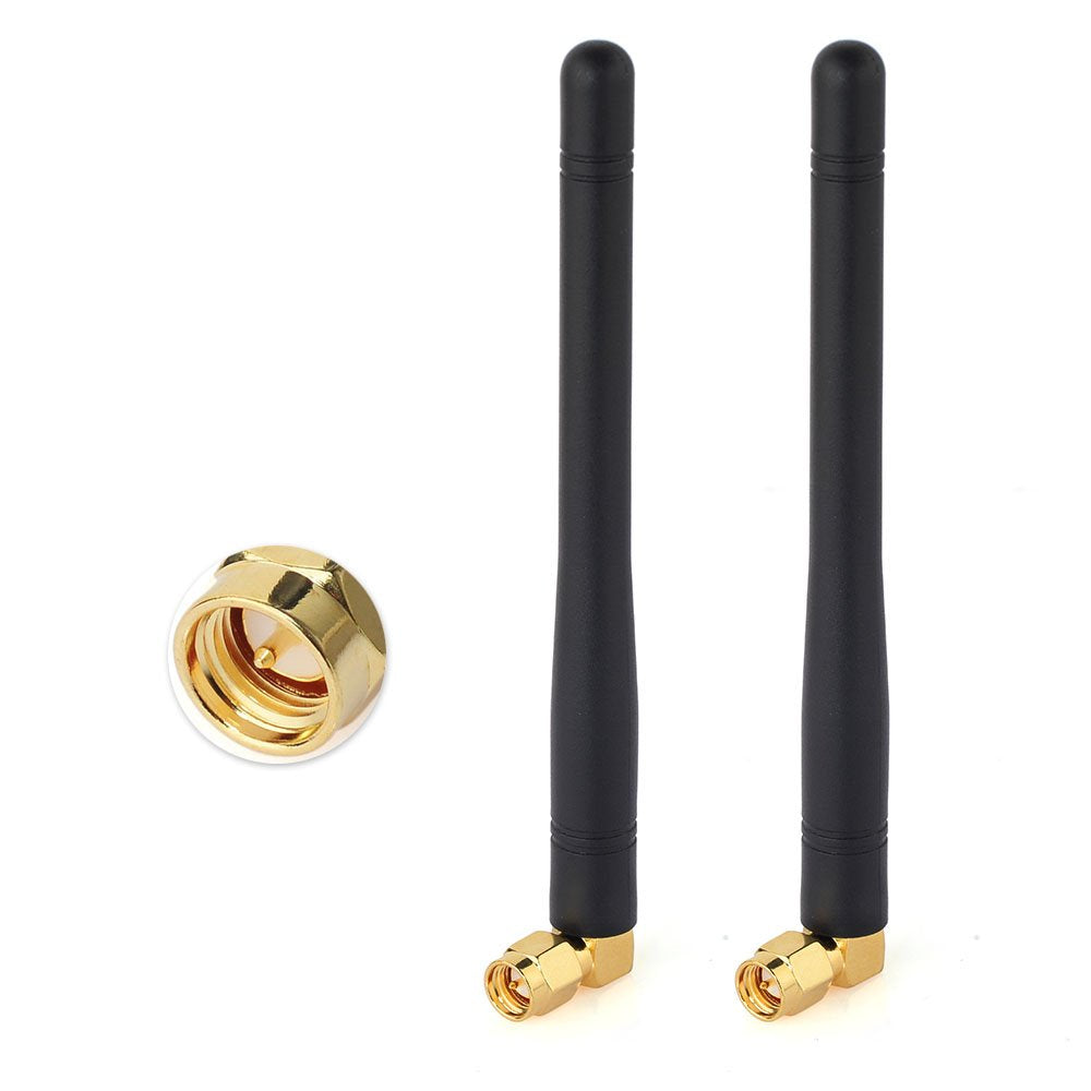Eightwood 433 MHz Antenne Vertical Omni Directional NFC RFID Antenne SMA Stecker für Wireless Homematic CCU3 CCU2 CC1101 Ham Radio 2 Stücke MEHRWEG