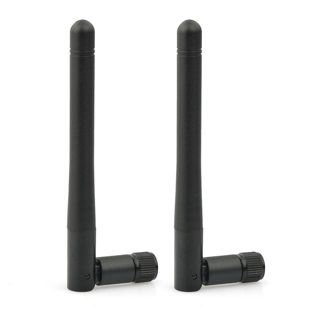 Eightwood 2.4G WiFi Antenne 3dBi Omni WLAN Antenne SMA Stecker 10.8CM 2PCS für Wirelesse WiFi Router Bluetooth PC Motherboard MEHRWEG