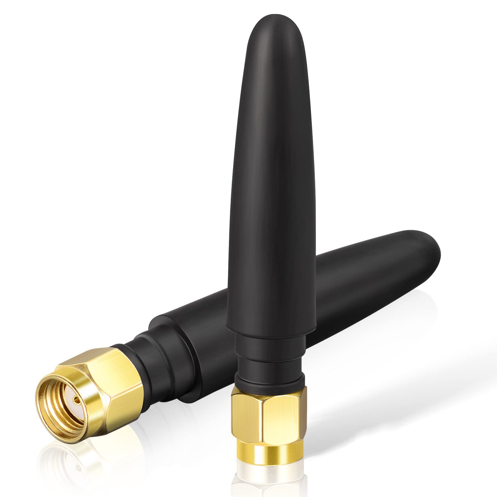 Eightwood WiFi Antenne 2,4 GHz 5 GHz MIMO Antenne RP SMA Omnidirektionale WLAN Antenna für FPV Netzwerkkarte WiFi Router USB Adapter