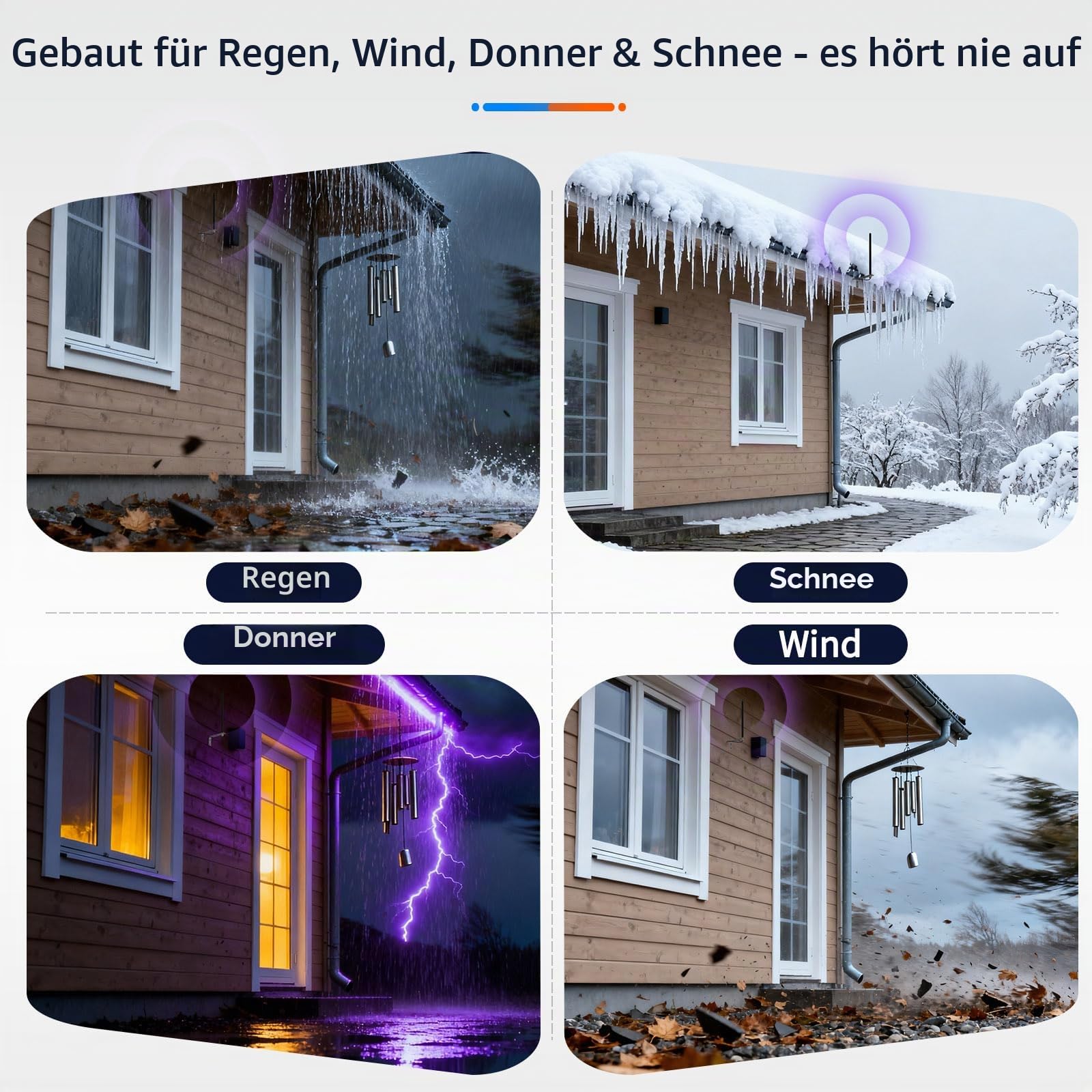 Eightwood Dualband 2,4GHz 5,8GHz WLAN Antenne Outdoor mit L-Halterung Wandbefestigung 6dBi High Gain Omni-direktionale WiFi Antenne wasserdicht 3 m RG174 Kabel RP-SMA Stecker für Router IP Kamera