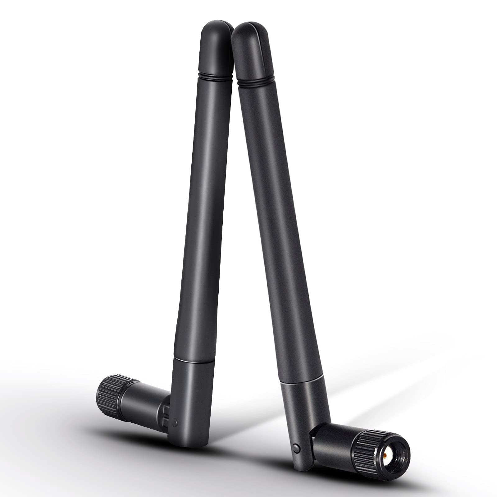 Eightwood WLAN Antenne 2.4G/5G Dualband WiFi Antenne MIMO RP SMA WLAN Antenne 2 Stücke für WiFi Card WLAN PCI Karten Wirelesse Router Bluetooth MEHRWEG