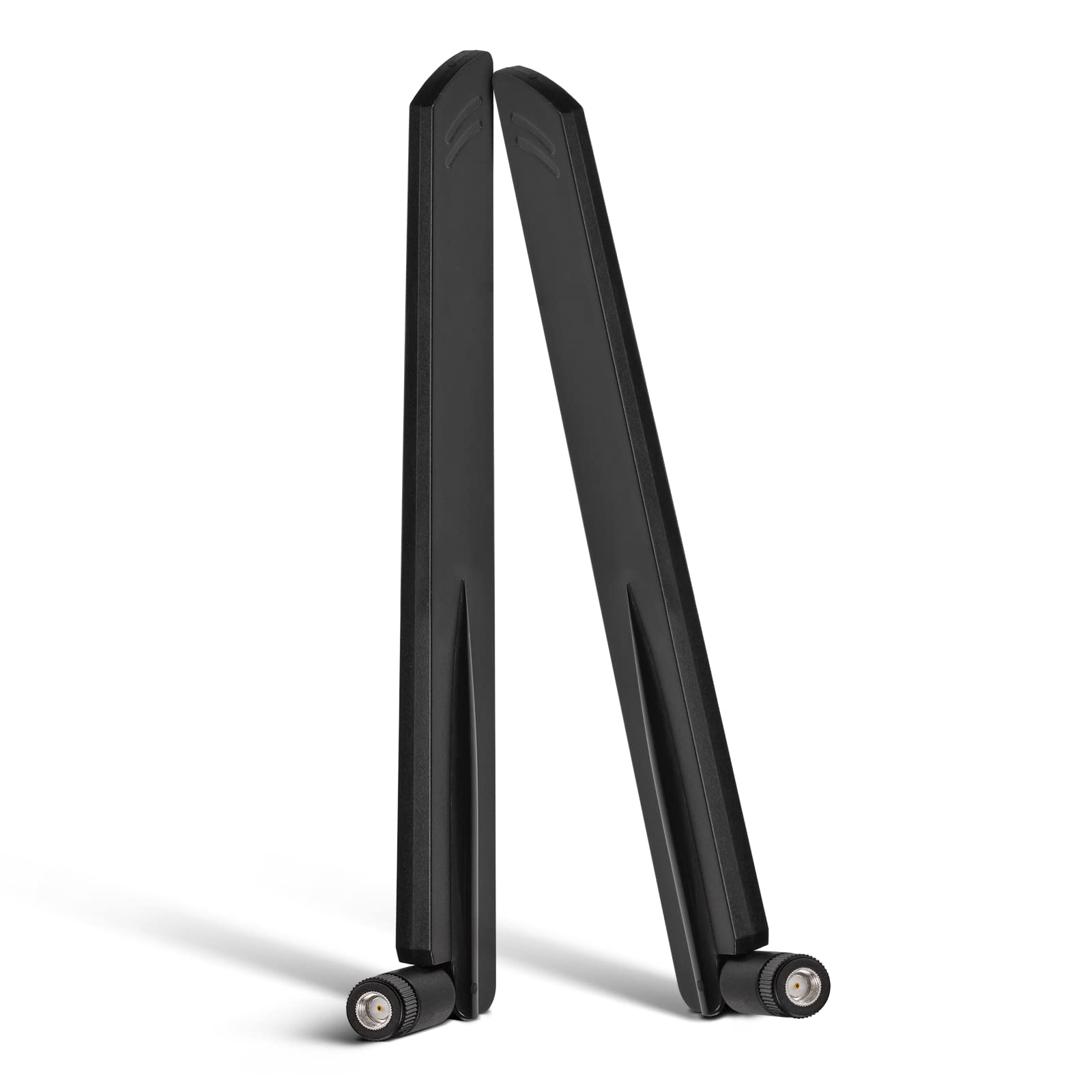 Eightwood High-Gain WiFi Antenne WiFi 6E Antenne Tri-Band WLAN Antenne 4dBi RP-SMA Antenne für WLAN Karten PCI Karte PC Desktop Laptop Netzwerk Router Access Points