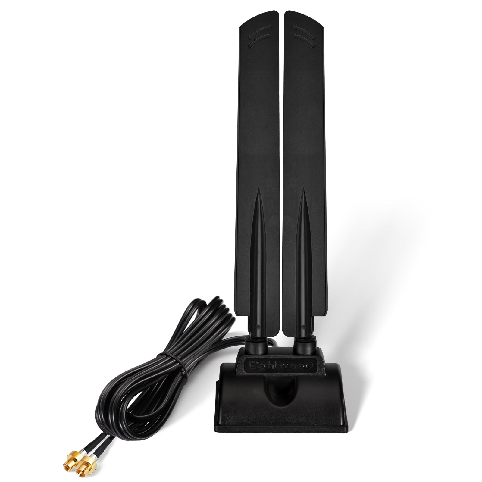 Eightwood WiFi 7 Antenne Tri-Band 2,4GHz 5GHz 6GHz WLAN Antenne PC für ASUS ROG Strix X870E-E B850-E ROG Maximus Z890 TUF Gaming Z890 B850 Gaming Mainboard ASUS WiFi 7 Router mit Magnetfuß & 2m Kabel