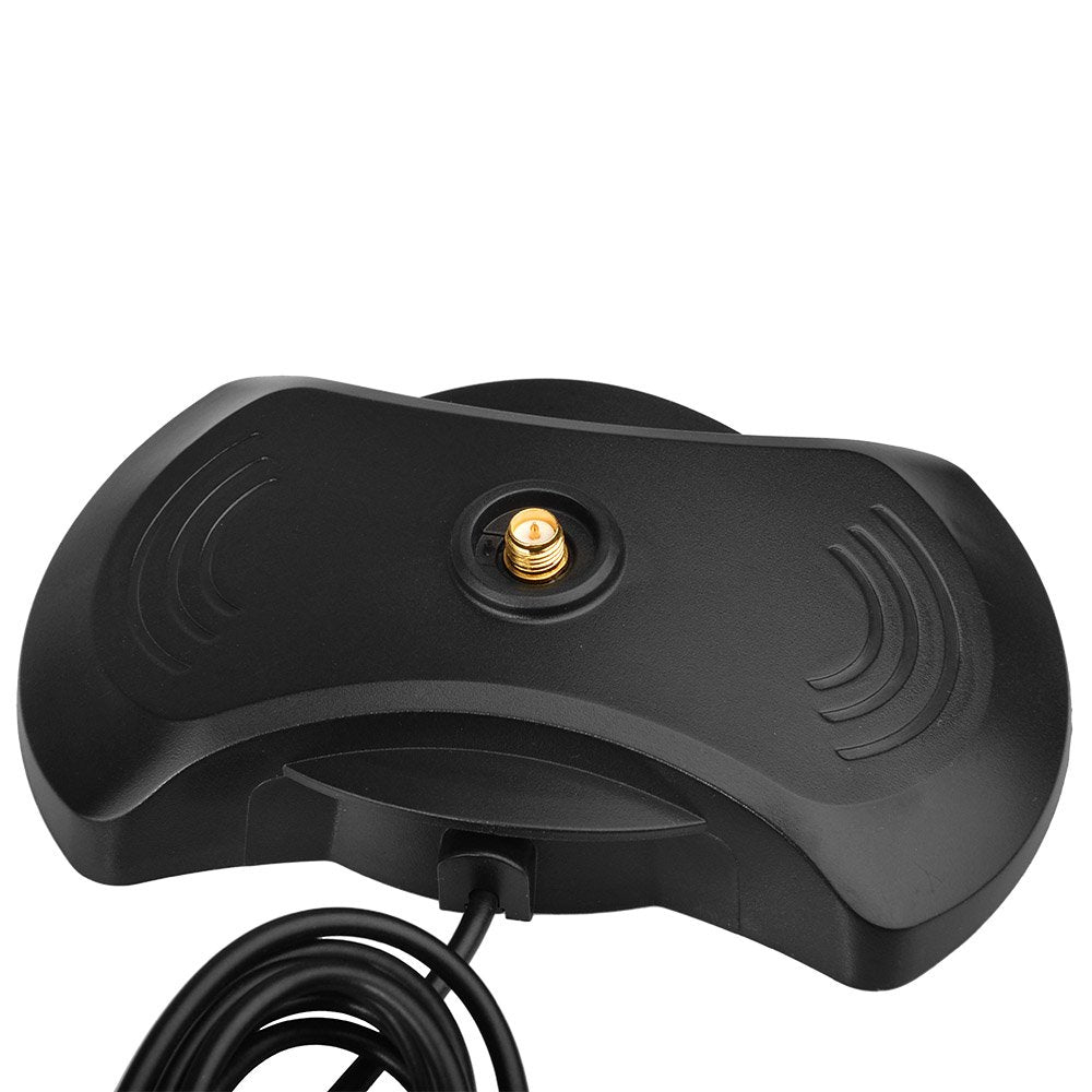 Eightwood RP SMA Antenne Magnetfuß WiFi Antenne Magnetfuß RP SMA Stecker auf RP SMA Buchse Verlängerung Kabel RP SMA Kabel RG174 2.5m für Wirelesse WiFi Router AV Sender Dlink Netgear Belkin MEHRWEG