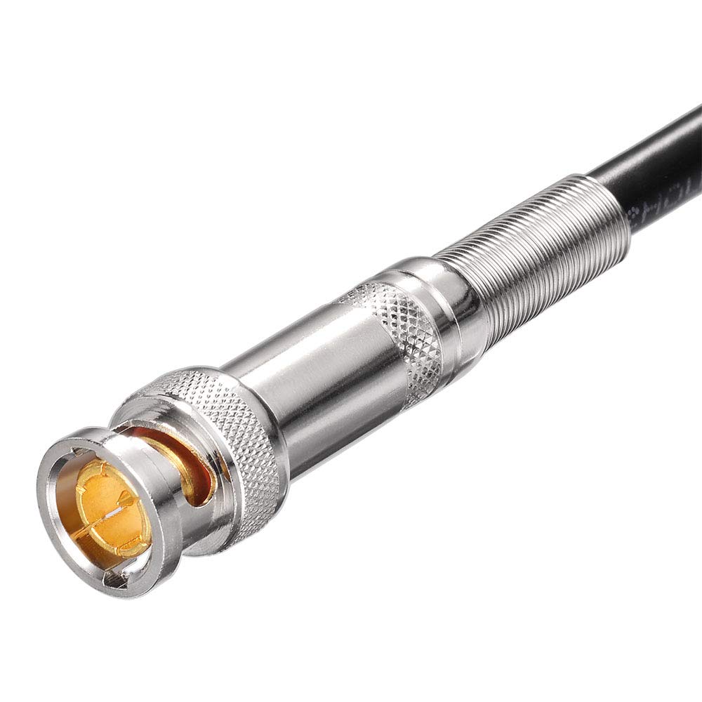 Eightwood 3,5 mm Audiokabel BNC Stecker auf 3,5 mm Stecker Power Audio Kabel 100cm 3,5mm Verlängerung für BNC Antenne Tragbare Audiogeräte Digitalkameras Camcorder Tragbare DVD Player Stereo MEHRWEG