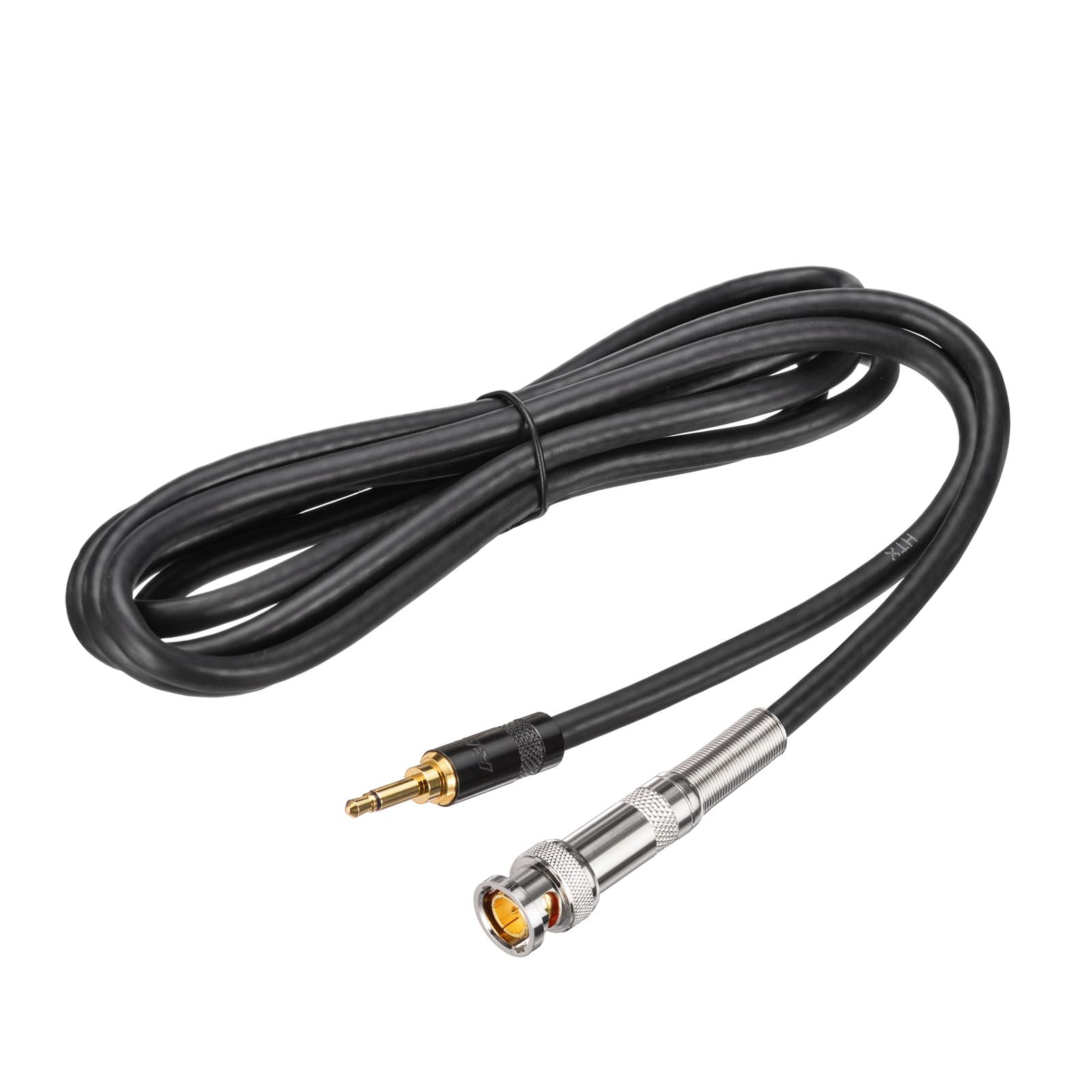 Eightwood 3,5 mm Audiokabel BNC Stecker auf 3,5 mm Stecker Power Audio Kabel 3,5mm 2M Verlängerung für BNC Antenne Tragbare Audiogeräte Digitalkameras Camcorder Tragbare DVD Player Stereo MEHRWEG