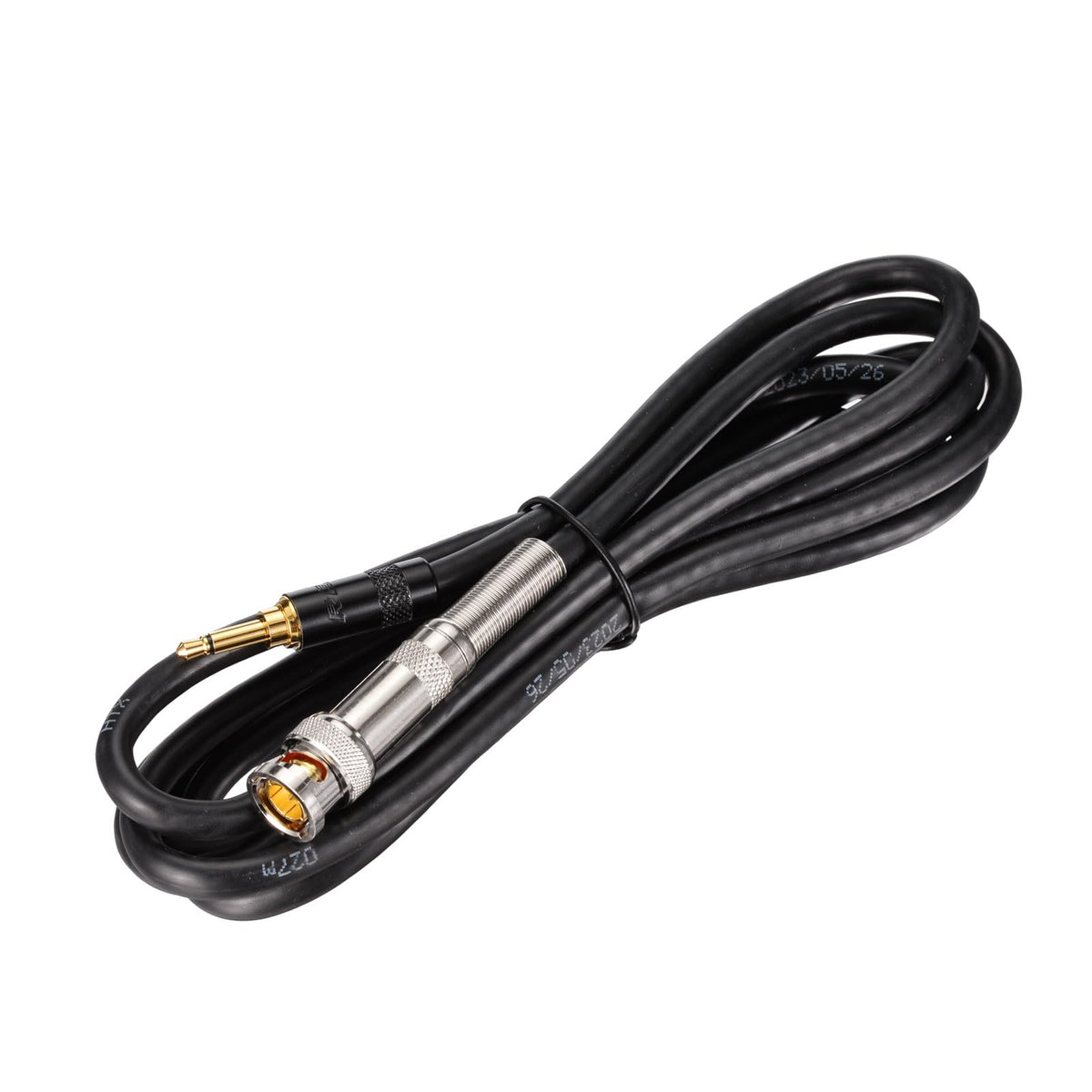 Eightwood 3,5 mm Audiokabel BNC Stecker auf 3,5 mm Stecker Power Audio Kabel 3,5mm 2M Verlängerung für BNC Antenne Tragbare Audiogeräte Digitalkameras Camcorder Tragbare DVD Player Stereo MEHRWEG