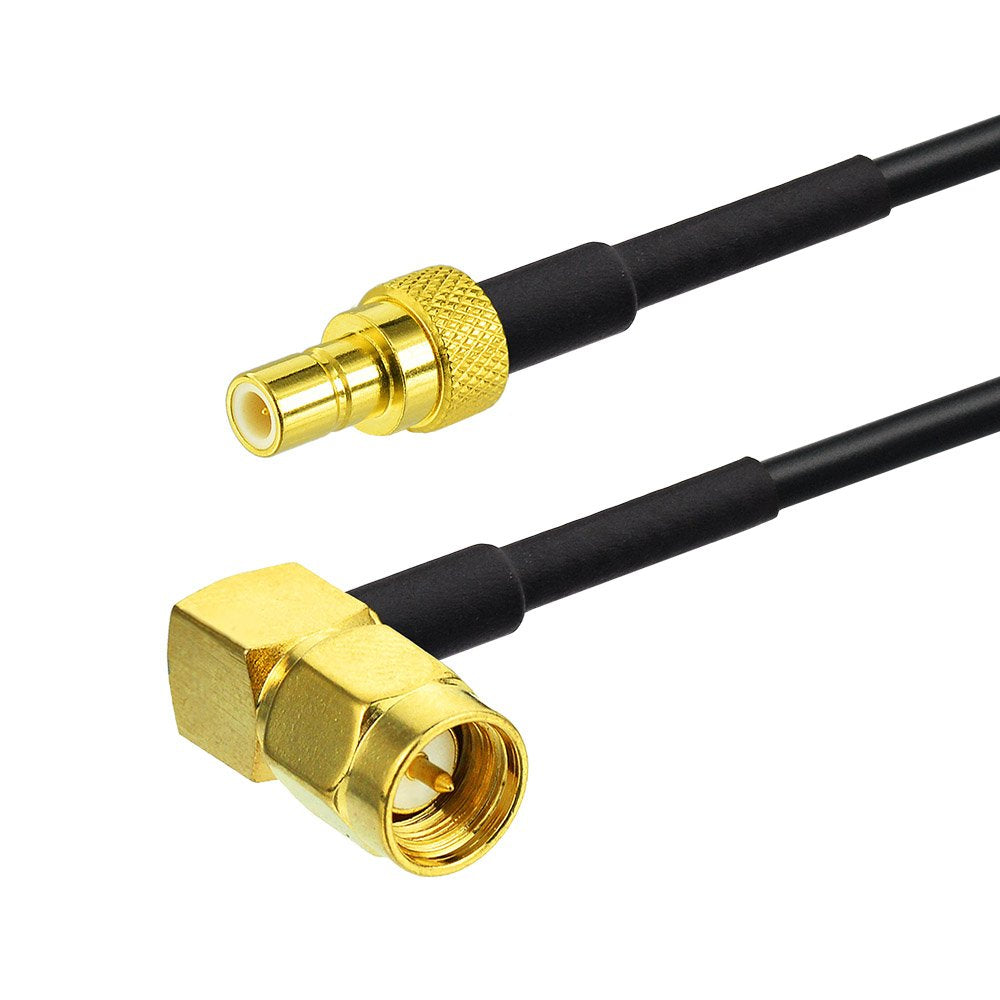 Eightwood DAB+ Antenne Adapter SMA Stecker auf SMB Adapter SMA Kabel RG174 50cm 1.6ft DAB Antenne Kabel für Blaupunkt Beat TechniSat Pioneer Sony Alpine MEHRWEG