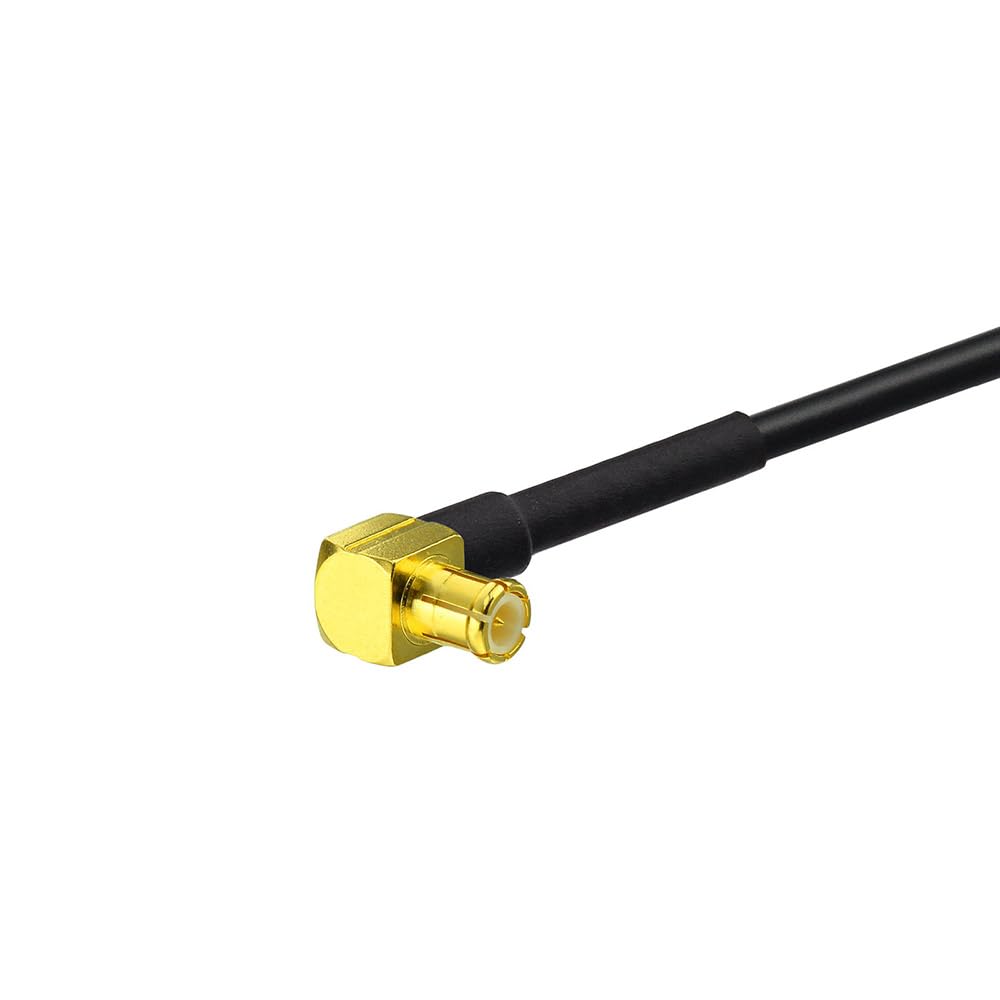 Eightwood DAB+ Antenne Adapter MCX Stecker auf SMB Adapter MCX Kabel RG174 40cm 1.3ft DAB Antenne Kabel für Blaupunkt Beat TechniSat Pioneer Sony Alpine MEHRWEG