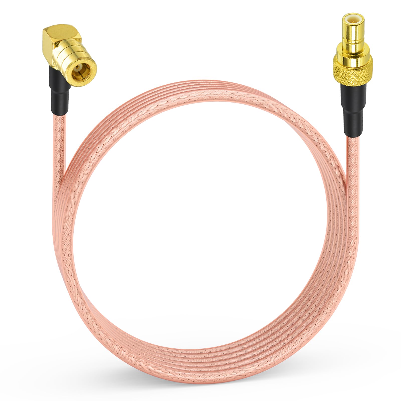 Eightwood DAB+ Antenneadapter SMB Kabel Auto Radio SMB Buchse auf SMB Stecker RG316 3.2ft 1M DAB Antenne SMB Verlängerung für TechniSat Pioneer Sony Alpine MEHRWEG