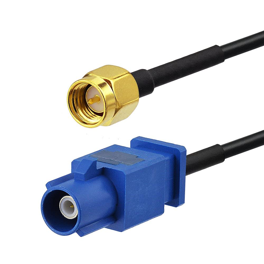 Eightwood GPS Antenne Adapter Fakra C auf SMA Stecker Pigtail Kabel RG174 15cm 6inch für Auto DVR GPS Modul Tracking Antenne GPS Navigation System GPS Receivers MEHRWEG