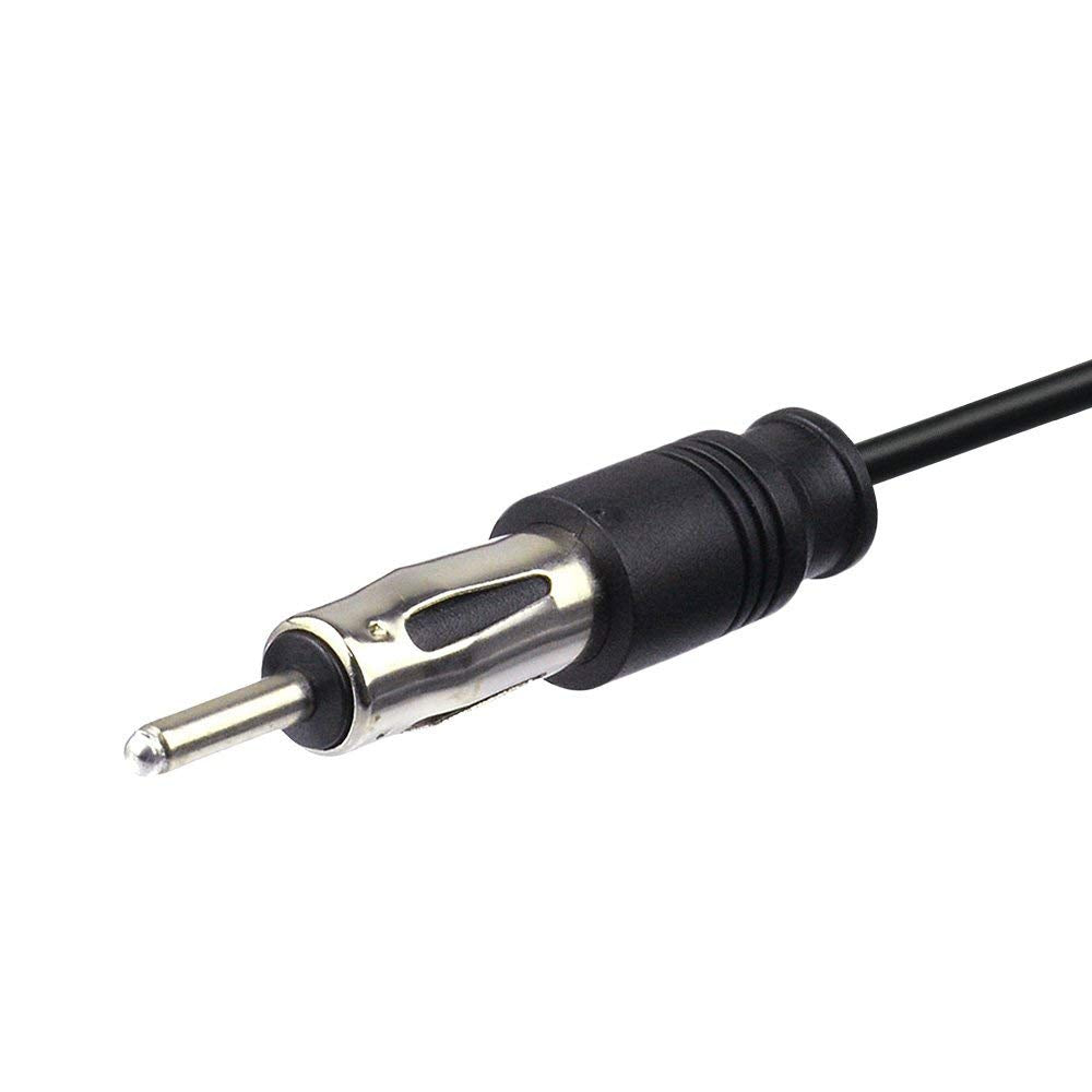 Eightwood DAB Antenne Kabel Fakra zu Din Kabel Fakra Z zu Din ISO Adapterkabel Autoradio ISO PC5-100 Koaxialkabel 15cm für DAB Radio FM Radio BMW Mini 2001 Seat Skoda VW Golf MEHRWEG