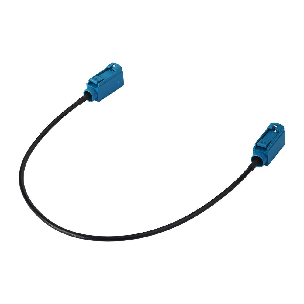 Eightwood DAB Antenne Fakra Adapter Auto Radio TV DAB GPS Fakra Z Buchse(Jack) auf Fakra Buchse Pigtail Fakra Kabel RG174 12inch 1ft 30cm für Seat Skoda VW Golf MEHRWEG