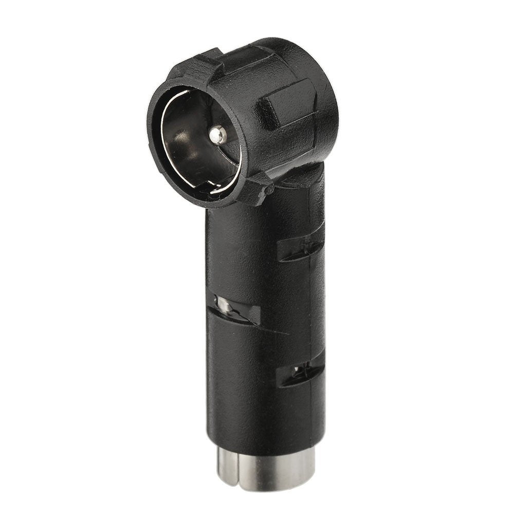Eightwood Antenneadapter SMB Kabel Din Buchse auf Din Stecker(2din) auf SMB Stecker mit DIN-ISO Adapter RG174 30cm für AM/FM DAB Autoradio MEHRWEG