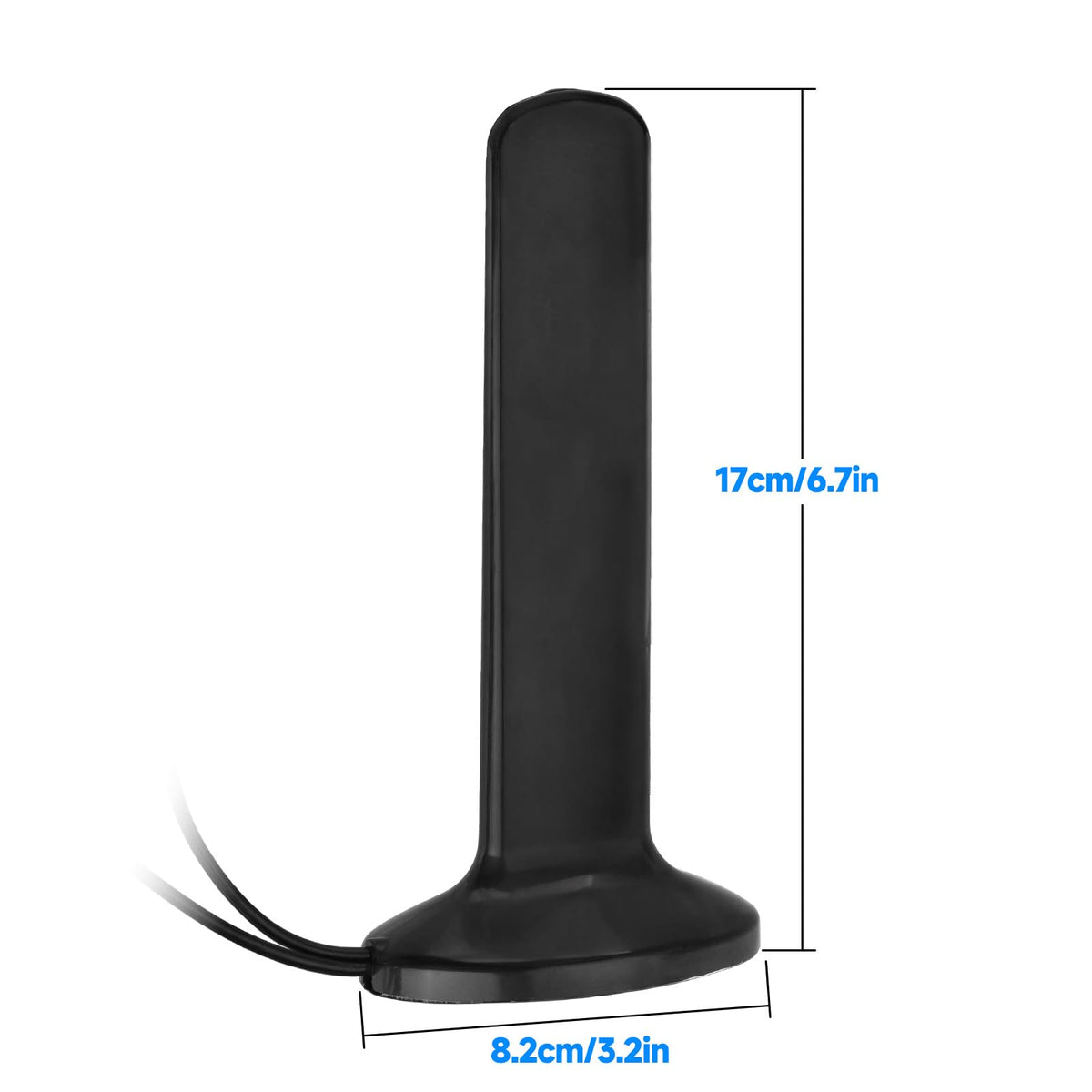Eightwood 4G LTE Antenna, Dual TS9 Connector, Magnetic Base, 9.8ft Cable | Compatible with Nighthawk M6 MR6110 MR6500 M1 MR1100 LB1120 Verizon Jetpack Mobile Hotspot 4G LTE Router Modem