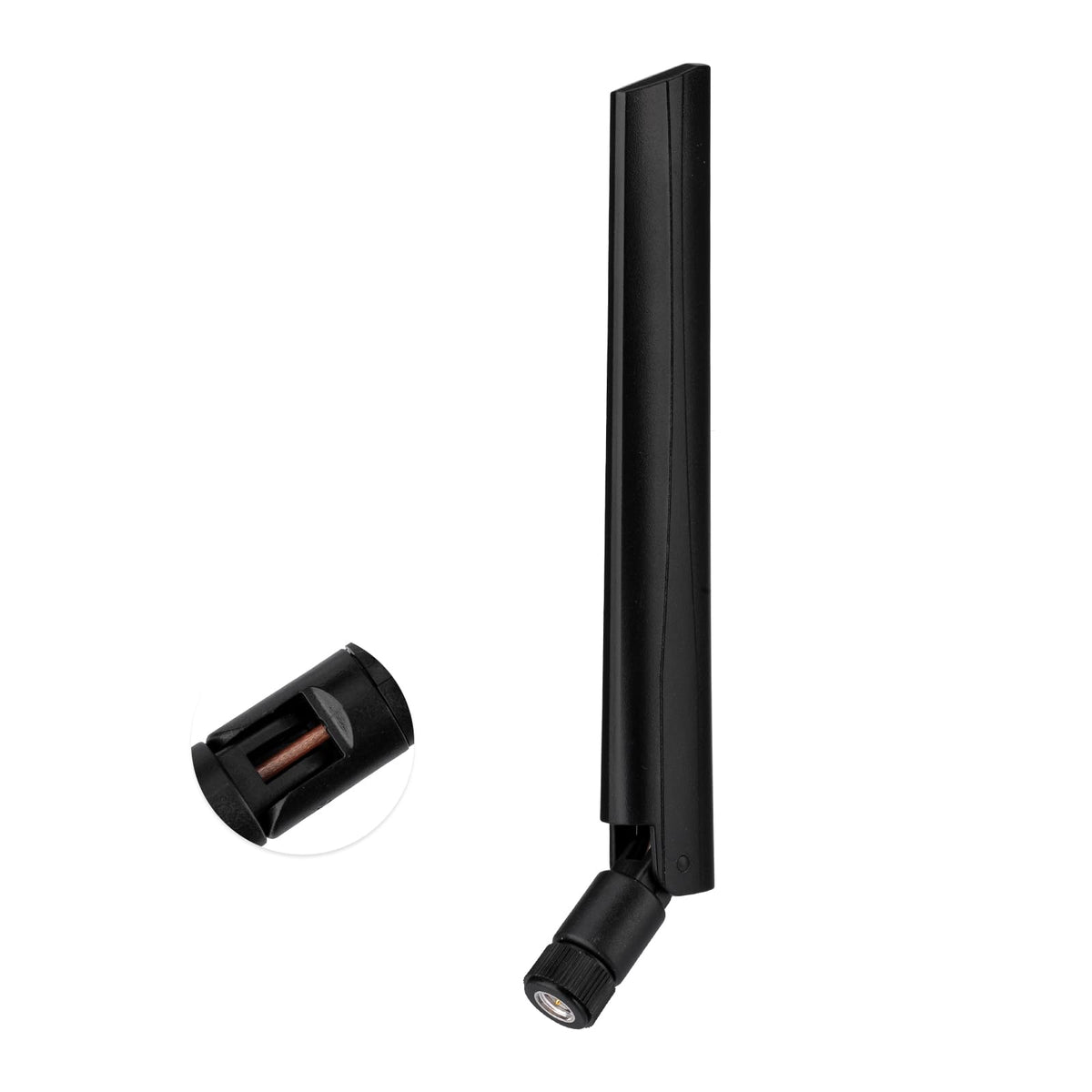 Eightwood 5G 4G LTE GSM 3G Antenna Wide Band Omnidirectional SMA Male Antenna 2-Pack for CPE Router Mobile Hotspot Wireless Home Phone Modem Cellular Trail Camera
