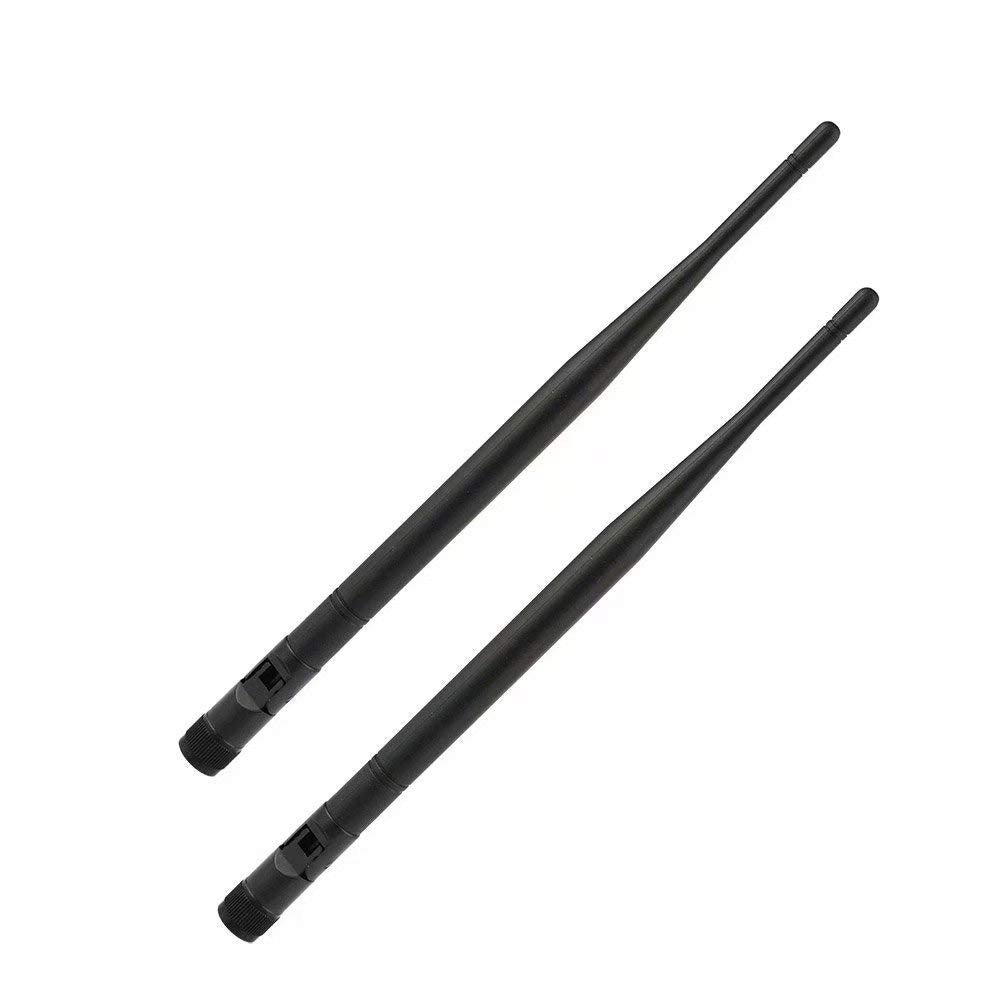 Eightwood 3.5dBi 868MHz 900MHz 915MHz RFID Antenna RP-SMA Male Connector 2-Pack Compatible with LoRa Gateway Helium Miner, Wireless Router Smart Home Control