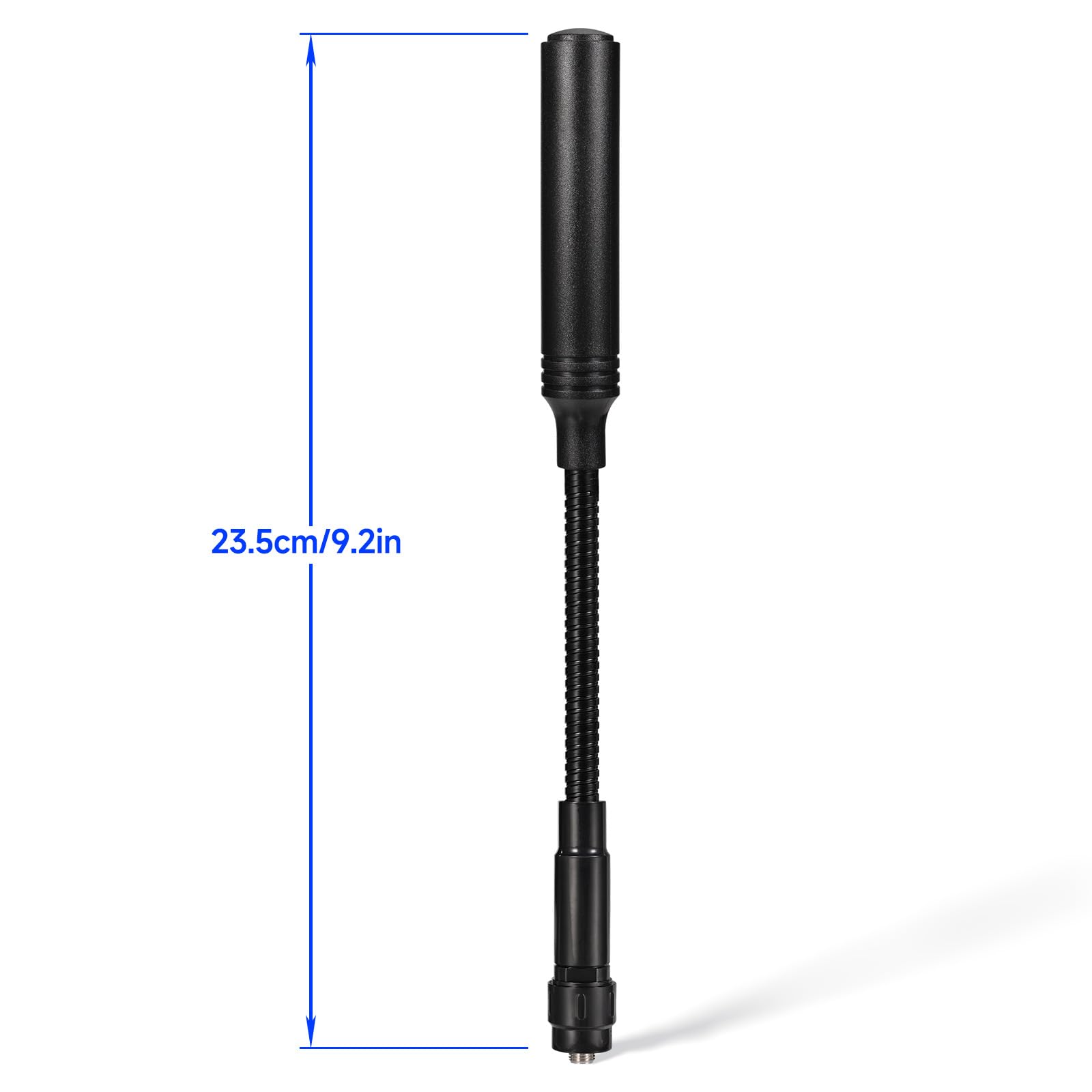 Eightwood Gooseneck Ham Radio Antenna, Dual Band VHF/UHF SMA Female Antenna | Flexible Tactical Antenna for Baofeng UV-5R UV-82 BF-F8HP Two-Way Radios, 144/430MHz