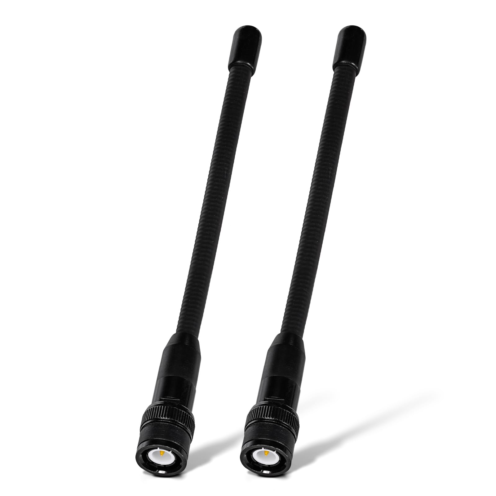Eightwood BNC Handheld Scanner Antenna 2-Pack Dual Band 144/430MHz VHF UHF Flexible Ham Amateur Radio Antenna 6in for BC125AT BC75XLT Scanner ICOM IC-V8 IC-A14