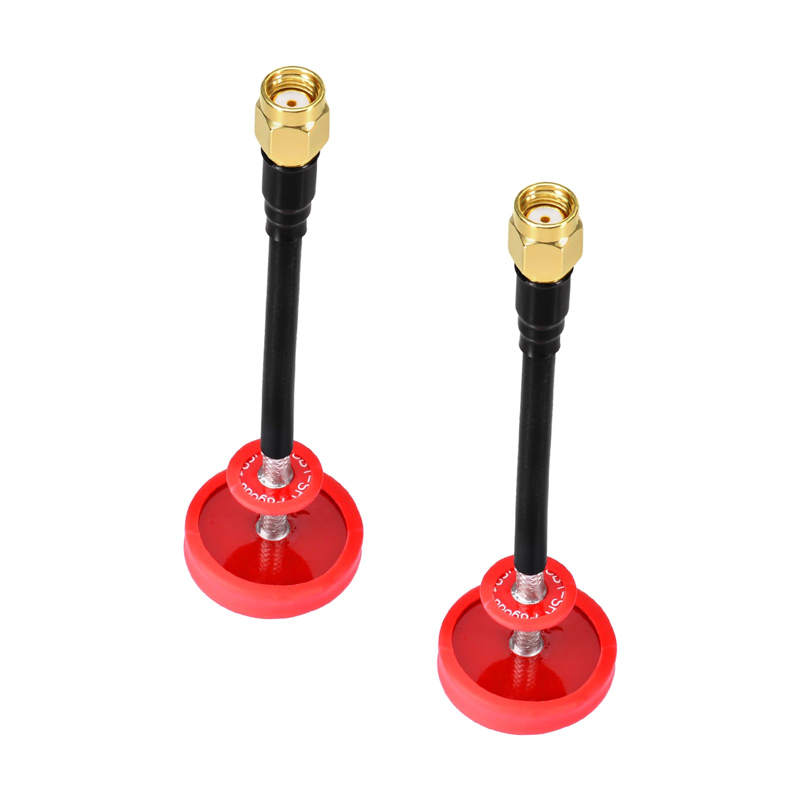 Eightwood 5.8GHz FPV Antenna 2-Pack, RP-SMA Pagoda RHCP Antenna Long Range for FPV Drone Quadcopeter TX/RX