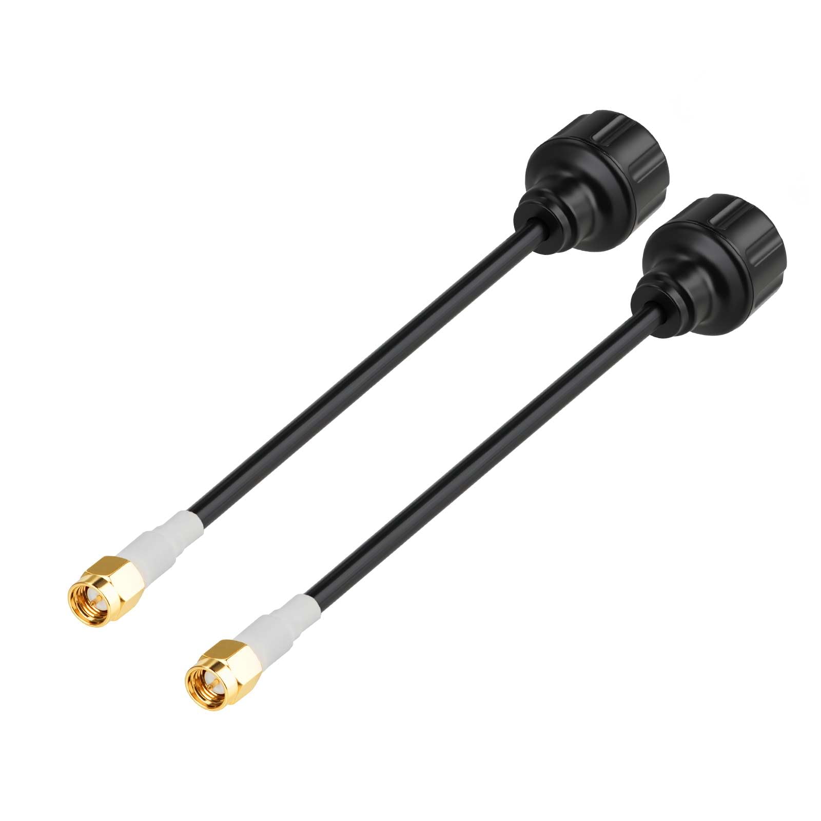Eightwood 5dBi 5.8GHz FPV Antenna 2-Pack, SMA Male Antenna Long Range for FPV Racing Drone Quadcopeter TX/RX Goggles