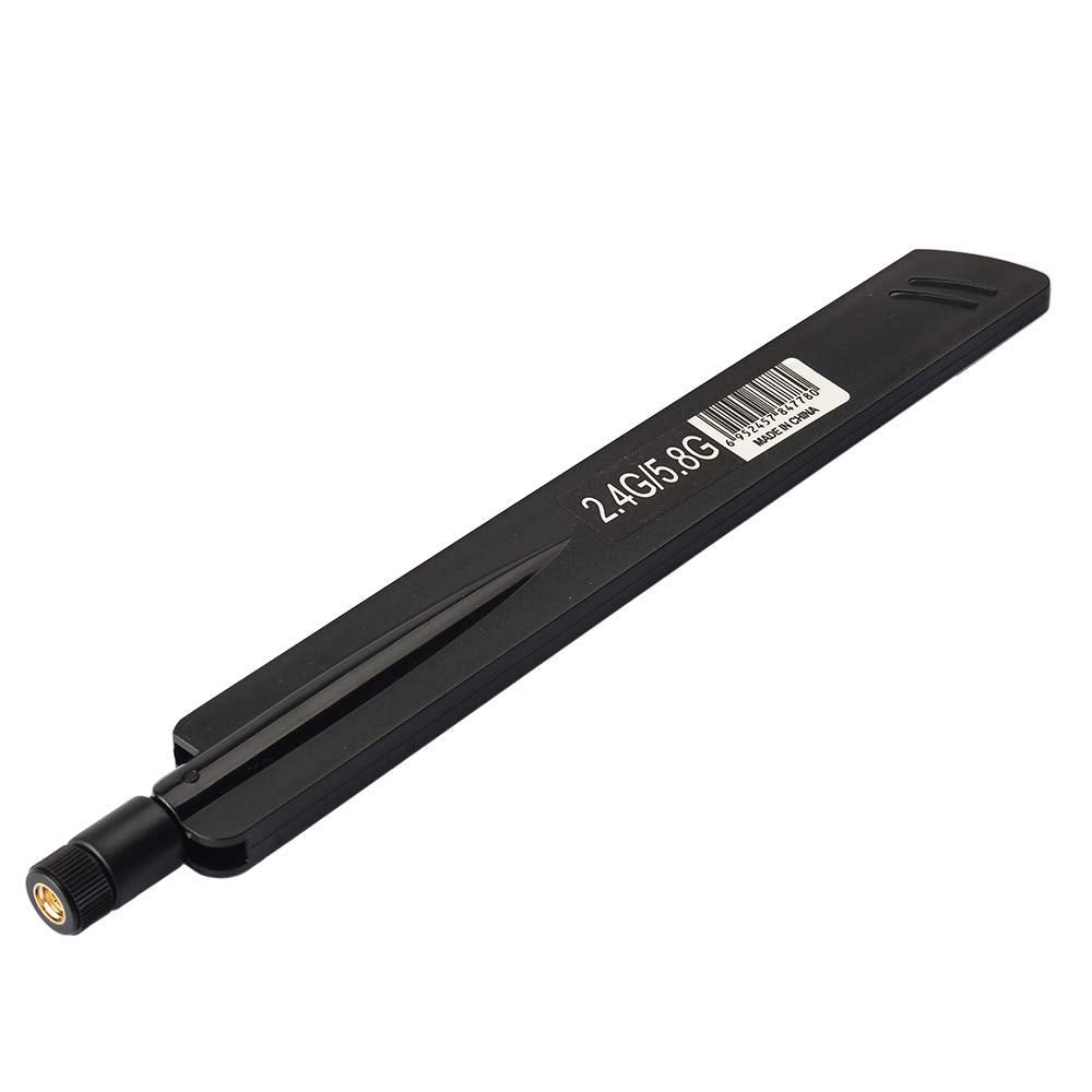 Eightwood 2.4GHz 5GHz Dual Band WiFi Antenna 9dBi Omni SMA Male Antenna for Backup Camera, Security Camera, FPV Drone, ISM, Smart Home Devices