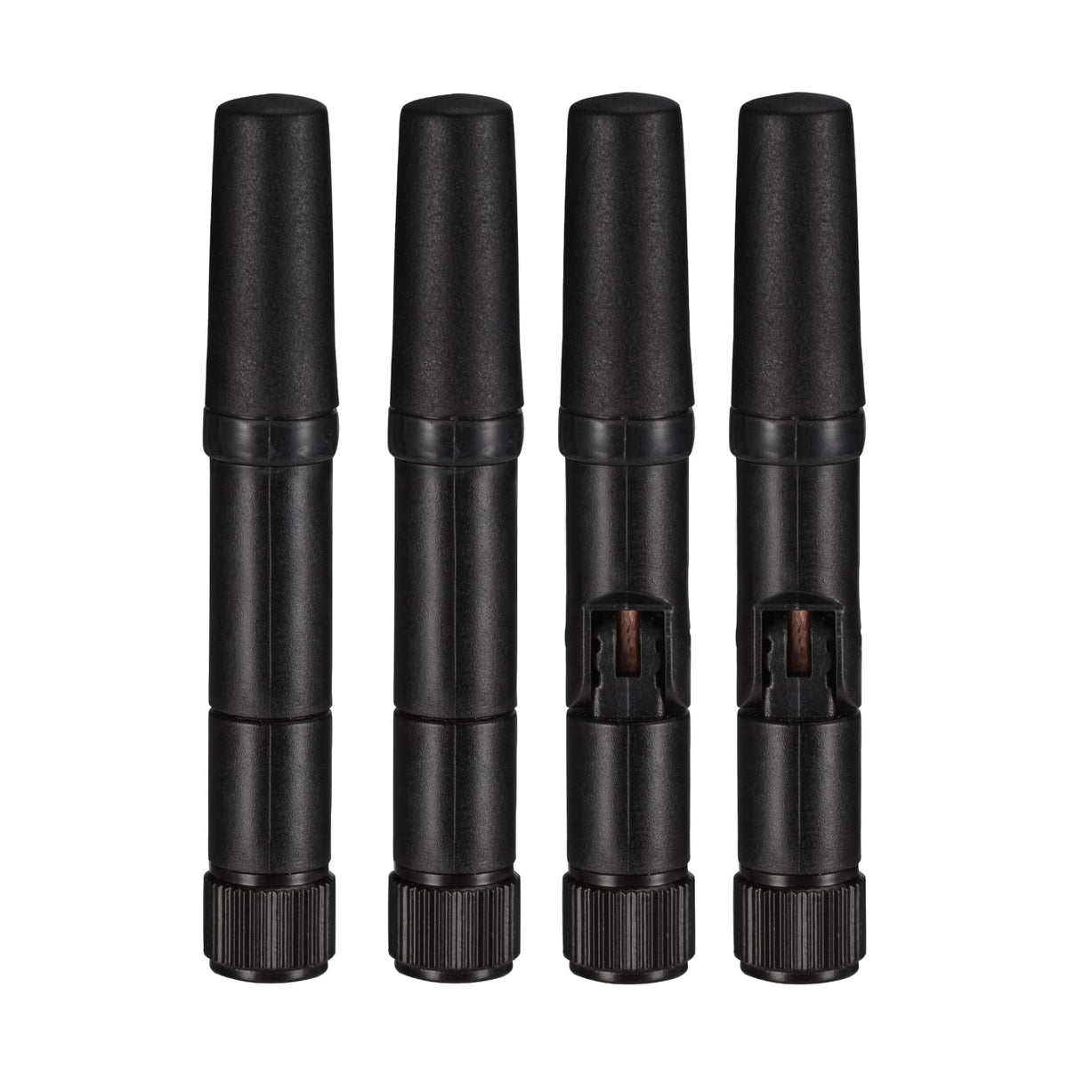 Eightwood Small WiFi Antenna 2.4GHz 5GHz Dual Band RP-SMA Antenna 4pcs for PC Desktop Computer PCIe Card WiFi Router Wireless Back Up Camera