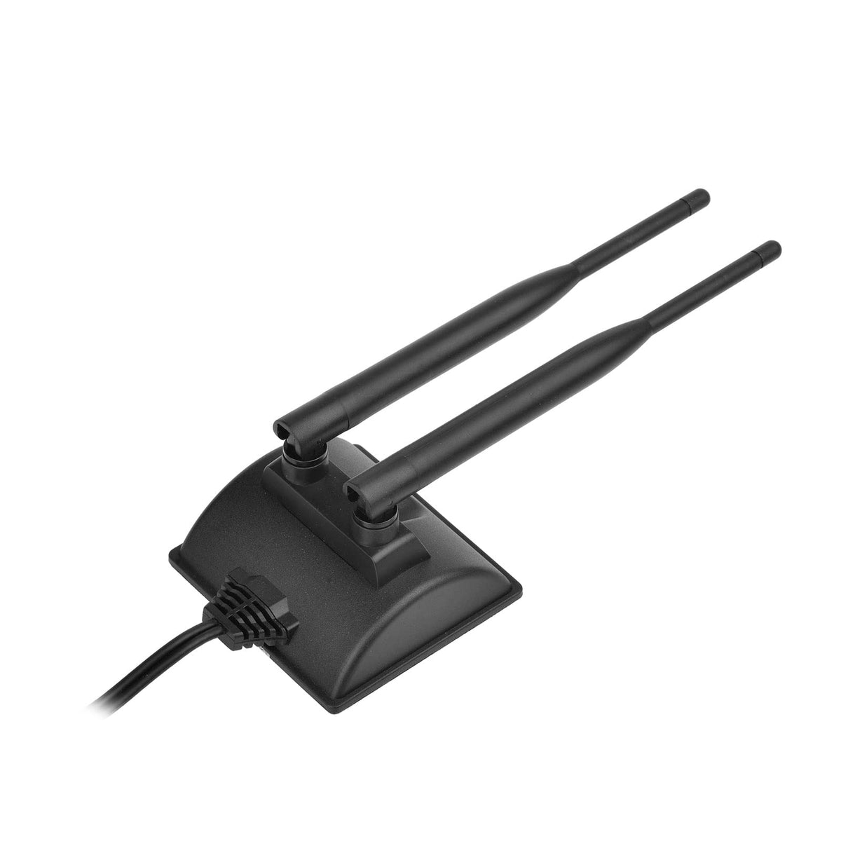 Eightwood Dual Band WiFi Antenna + 2-Pack Mini PCIe to RP-SMA Cable 6in | for Desktop PC Mini PCIe WiFi Card Wireless Network Adapter, 2.4GHz 5GHz, Magnetic Base