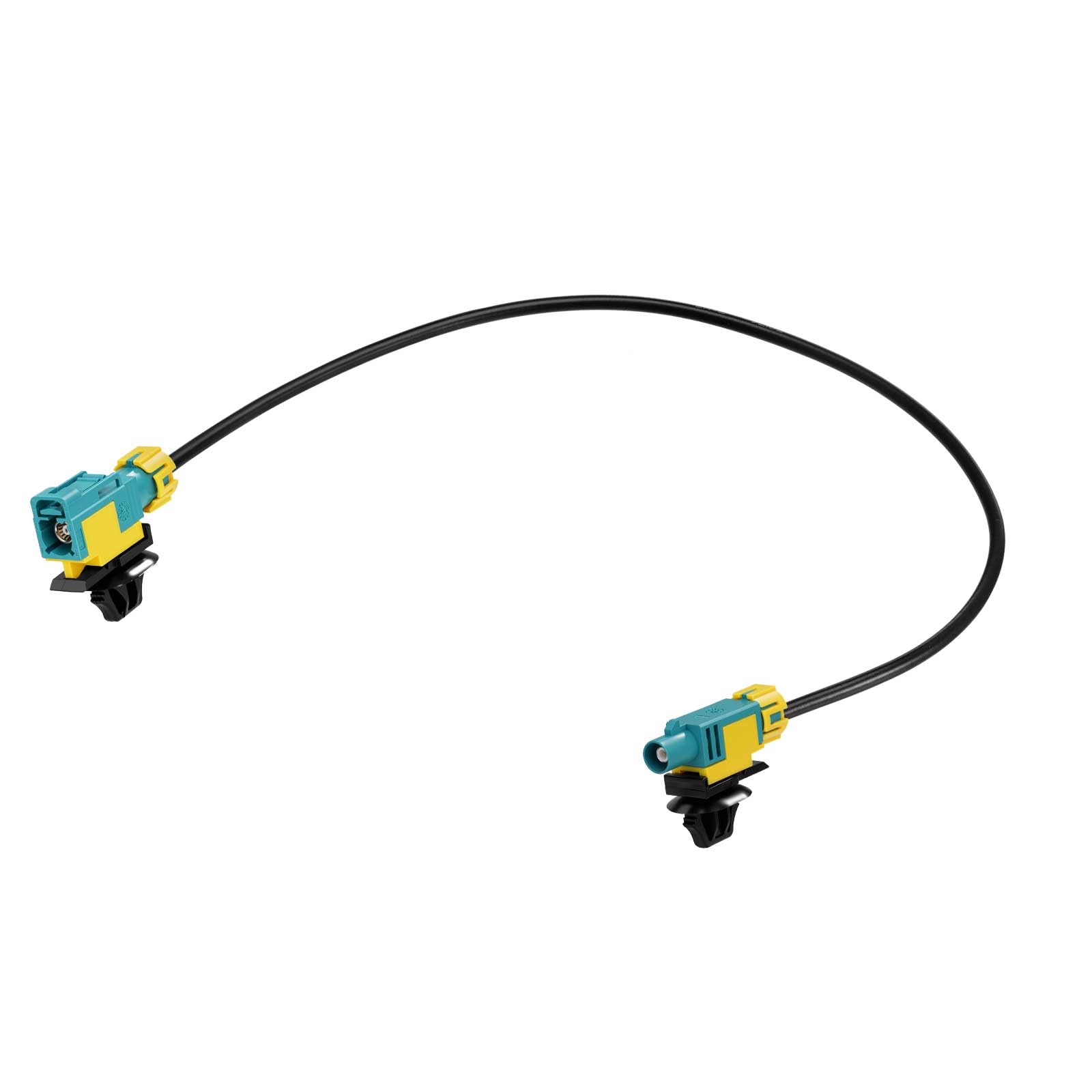 Eightwood Waterproof Fakra Z Female to Male Car Antenna Cable 0.98ft | for Factory Wired Backup Camera, GPS Navigation Antenna Module, Sirius XM Satellite Radio, Car Stereo Head Unit