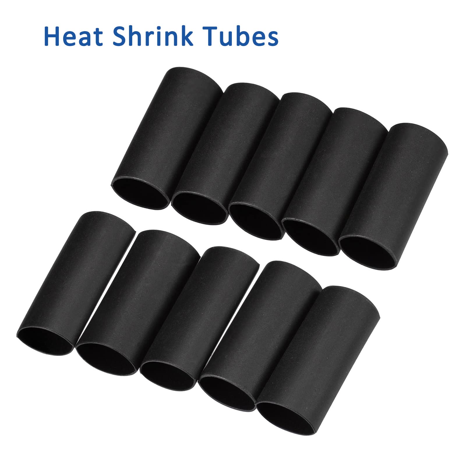 Eightwood 10pcs SMA Male Crimp Connector for RG58 RG142 LMR195 Coax Cable