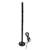 2.4GHz 9dBi WiFi Antenna RP-SMA Male Omni-Directional Magnetic Base for WiFi Wireless Router Mobile Hotspot PC Wireless USB Mini PCI Express WiFi Adapter PCI-E WiFi Card IP Camera