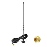 100MHz-1800MHz 1090MHz HF VHF UHF 5dBi SMA Male Magnetic Base Antenna for RTL SDR Software Defined Radio Aviation ADS-B Receiver USB Stick Dongle RF Explorer Handheld Spectrum Analyzer