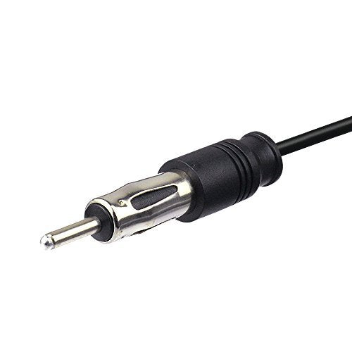 DAB Aerial Cable Fakra to DIN Cable DAB Car Aerial Fakra"Z" to ISO DIN Plug Pigtail Fakra Cable RG174 12inch 1ft 30cm Compatible for FM Aerial GPS Blaupunkt Audi Seat Skoda VW Golf