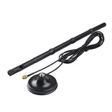 2.4GHz 9dBi WiFi Antenna RP-SMA Male Omni-Directional Magnetic Base for WiFi Wireless Router Mobile Hotspot PC Wireless USB Mini PCI Express WiFi Adapter PCI-E WiFi Card IP Camera